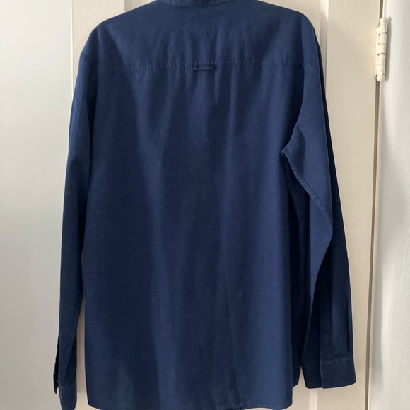 Hugo Boss Men’s Navy Long Sleeve Cotton Shirt 💙 - Picture 2 of 8